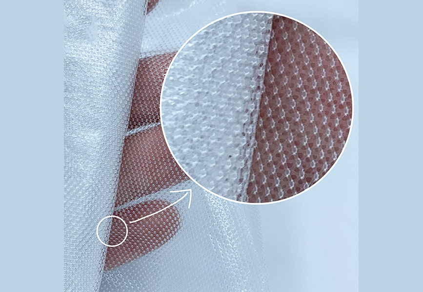 Mesh-Klebe film