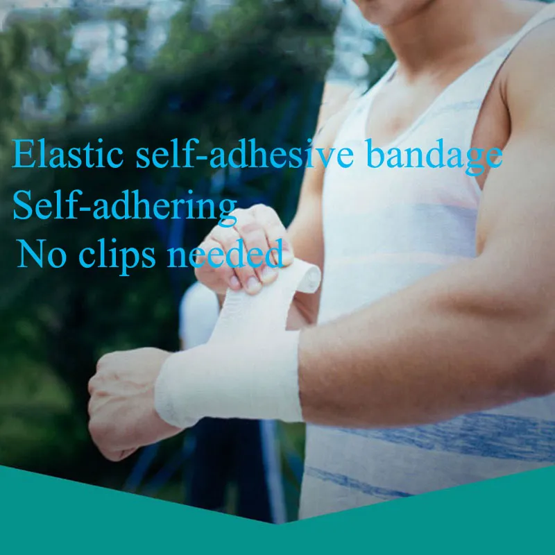 Anwendungen der elastischen selbst klebenden Bandage